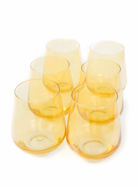 Estelle Onyx Stemless Wine Glasses – Waiting On Martha