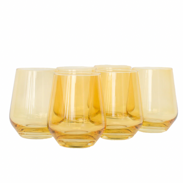 Estelle Onyx Stemless Wine Glasses – Waiting On Martha