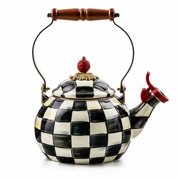 MacKenzie-Childs Courtly Check Teakettle