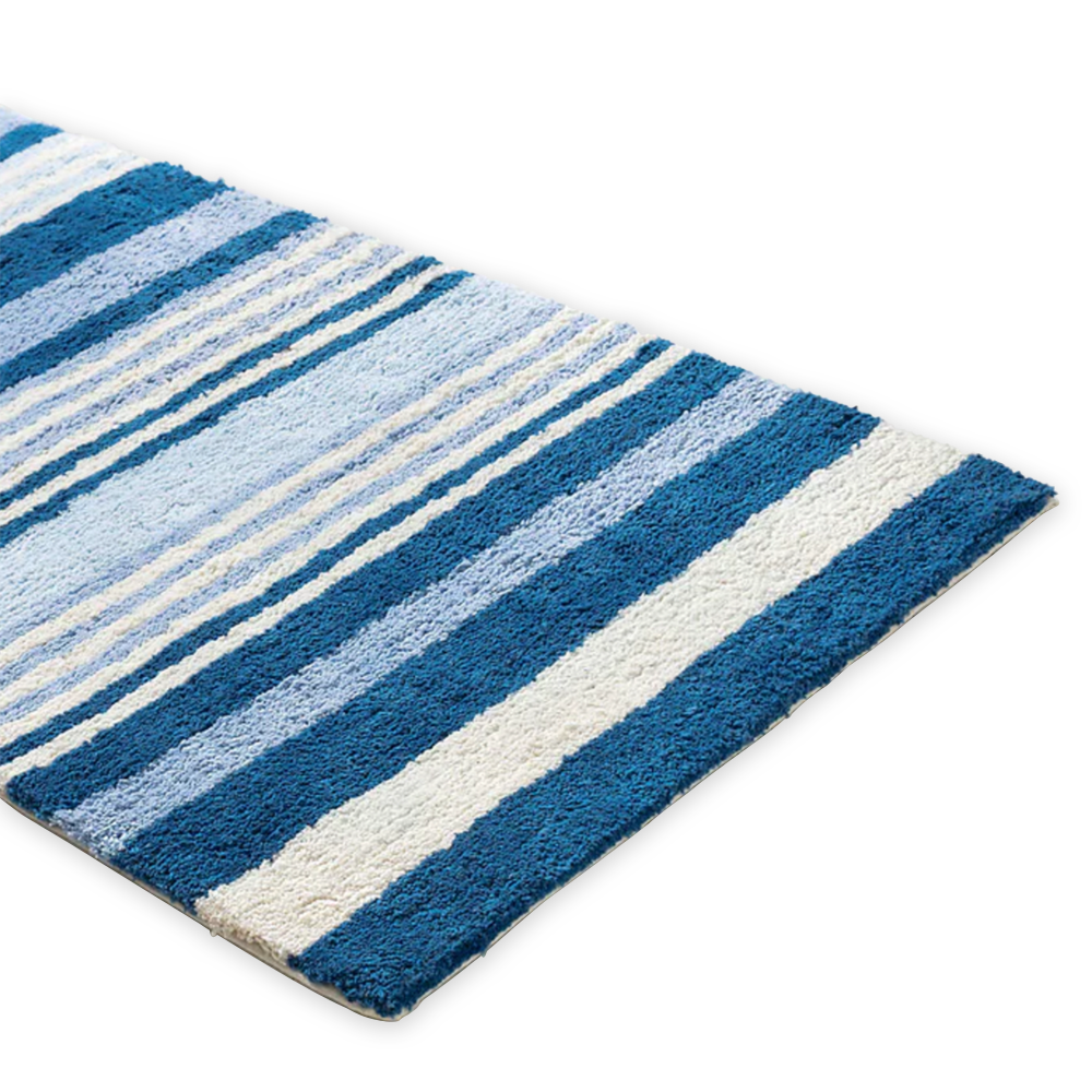 Pine Cone Hill Glen View Blue Bath Rug