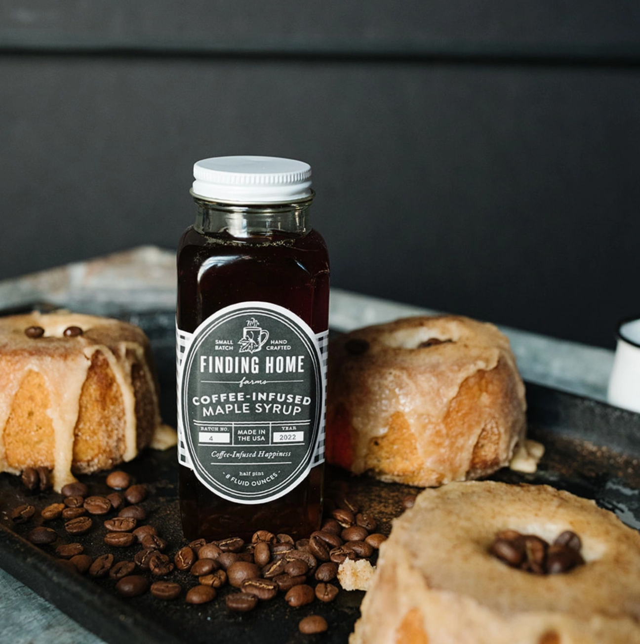 Coffee-Infused Maple Syrup
