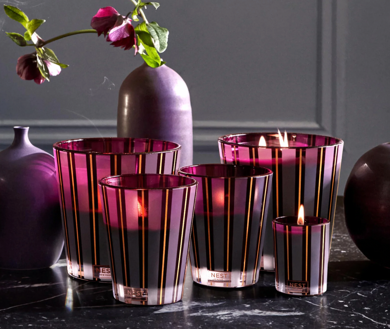 Nest Autumn Plum Votive Candle