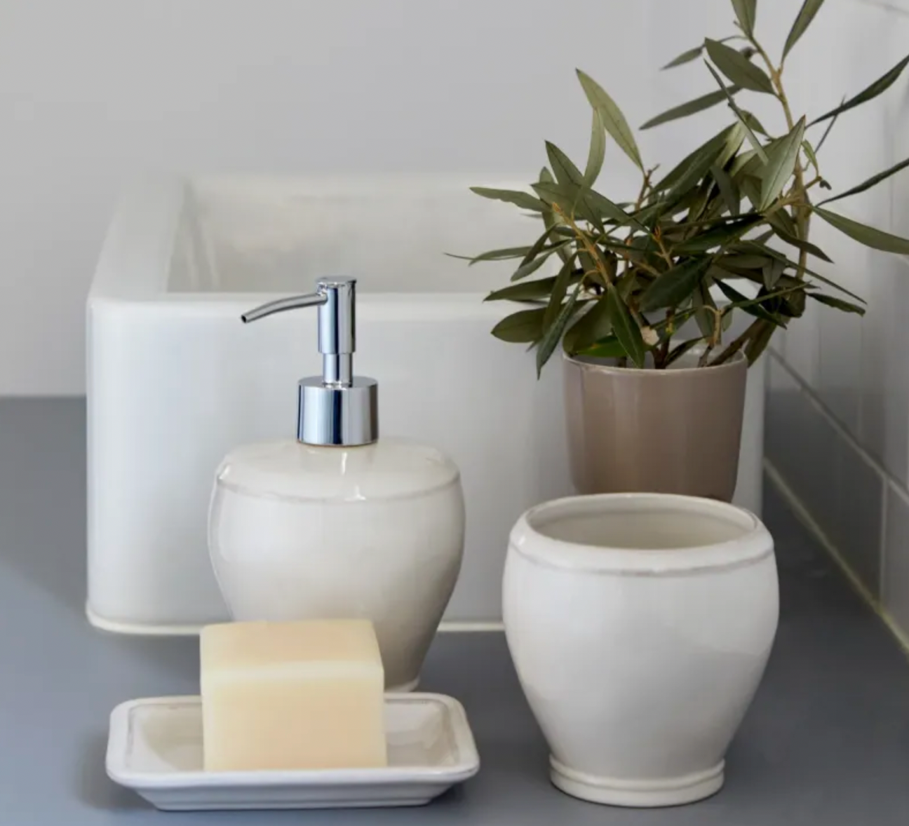 Costa Nova Fontana White Soap/Lotion Pump