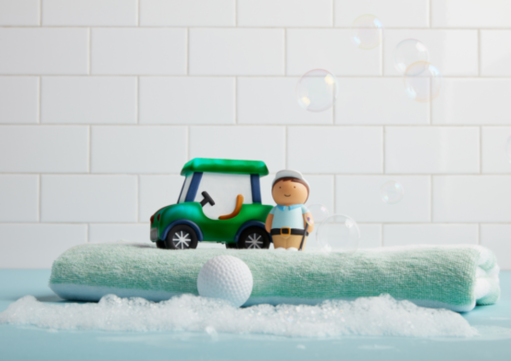 Golf Light-Up Bath Toy Set