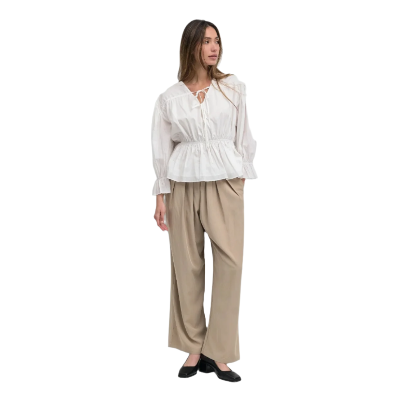 Kennedy Blouse, White