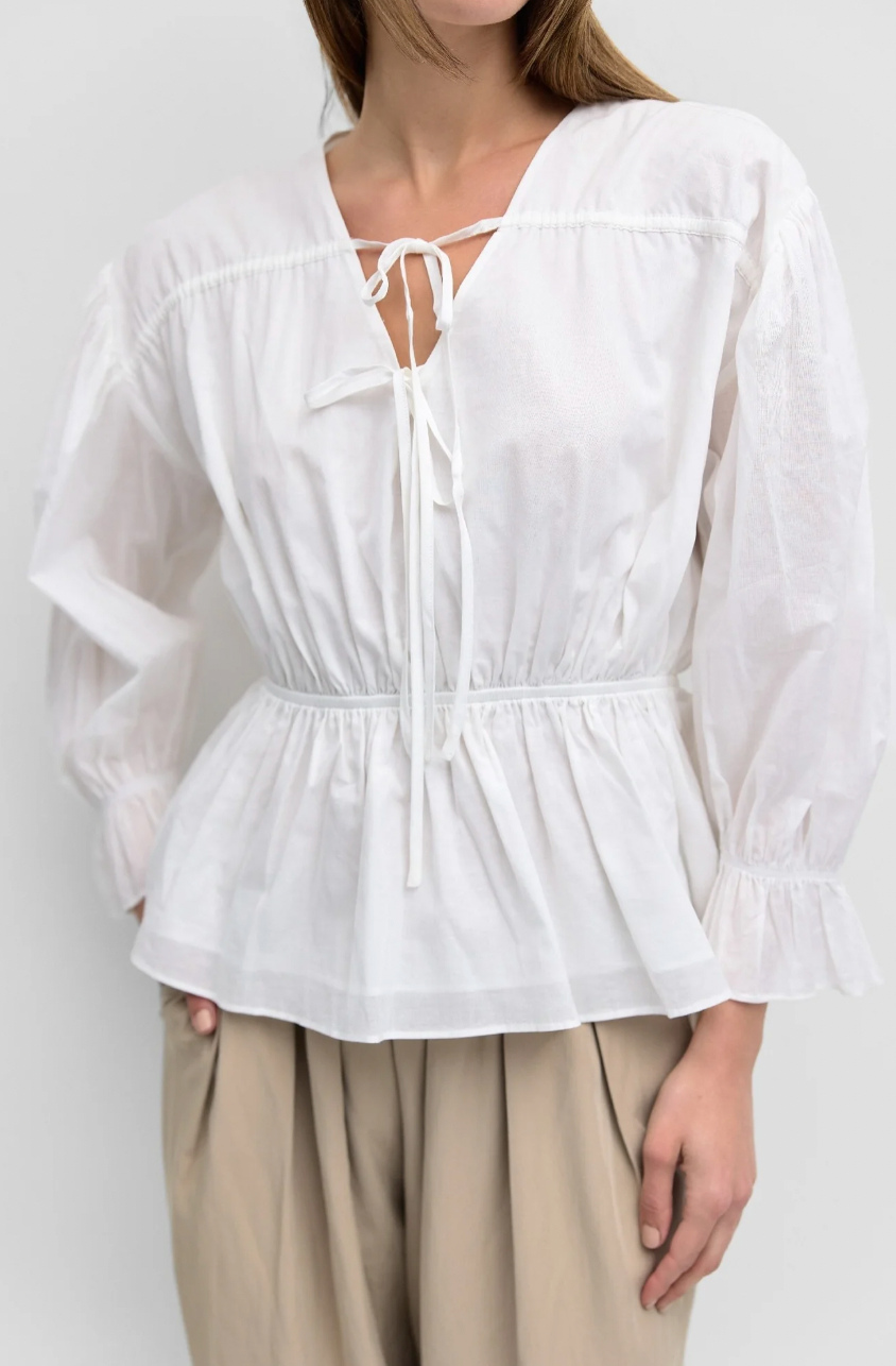 Kennedy Blouse, White