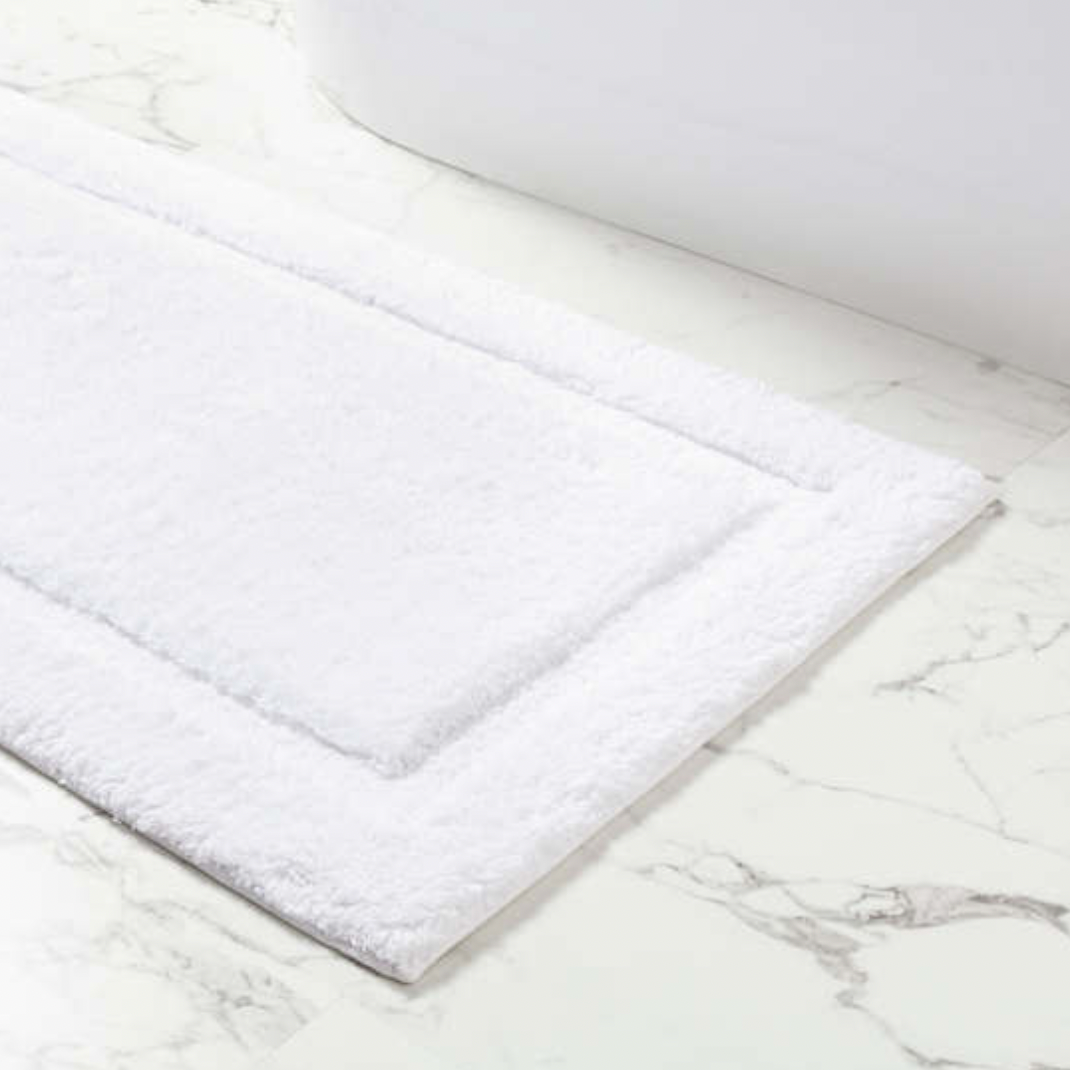 Pine Cone Hill Classic White Bath Rug
