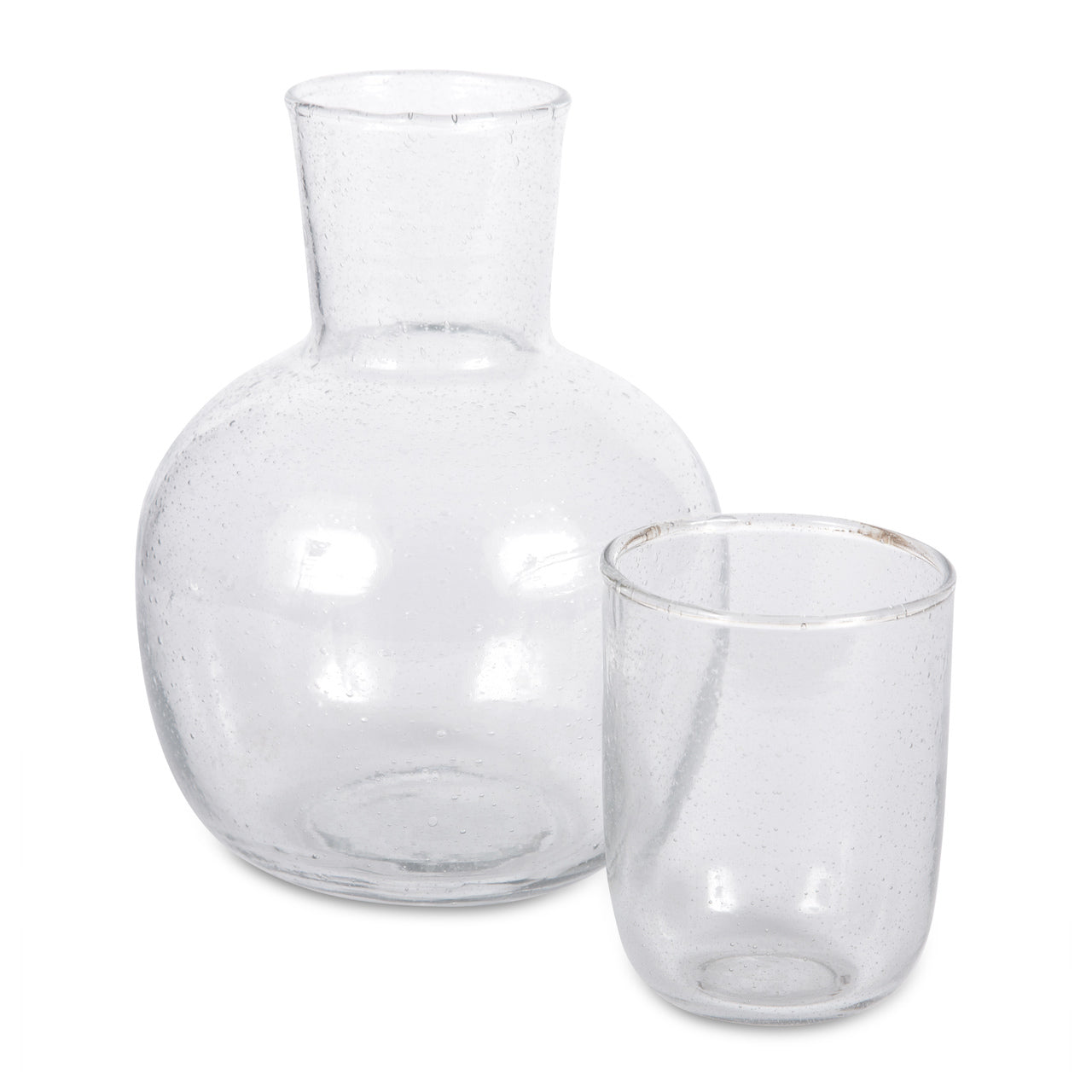 Clear Carafe & Glass Set